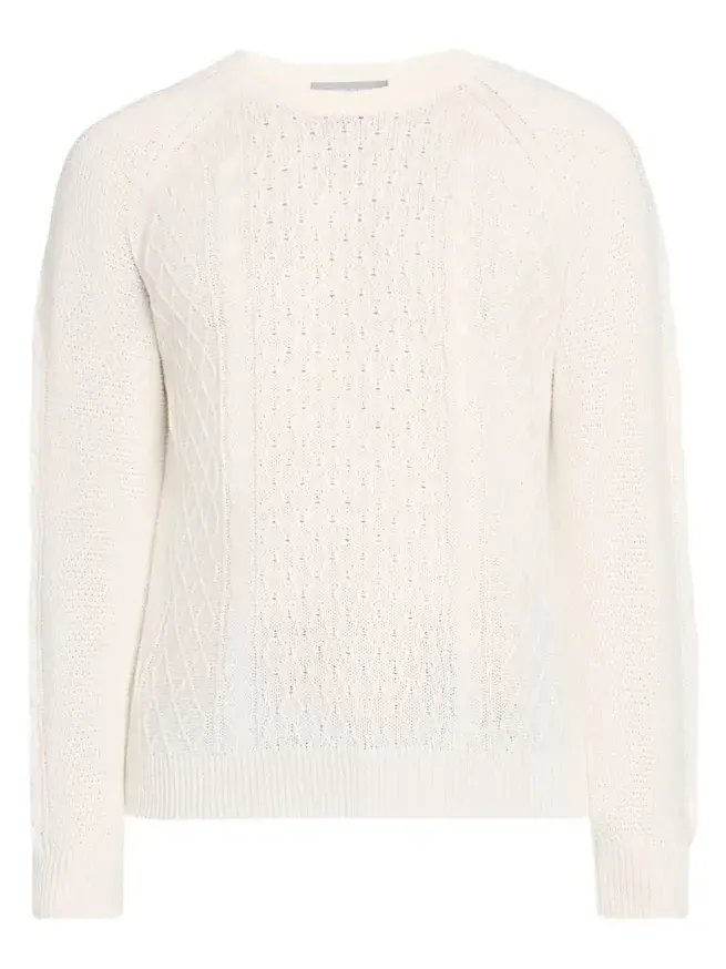 Men's Aran Linen-Cashmere Sweater Men's Aran Linen-Cashmere Sweater