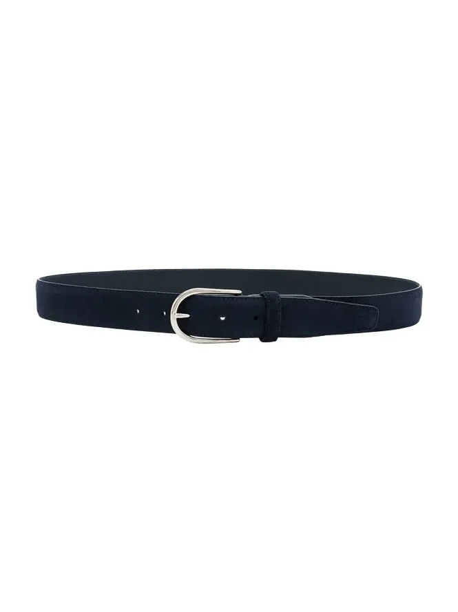 Men's Suede Round-Buckle Belt Men's Suede Round-Buckle Belt