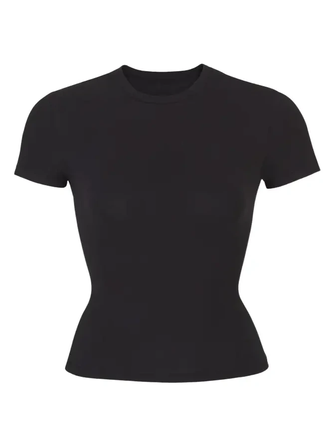 Cotton Jersey Crewneck T-Shirt Cotton Jersey Crewneck T-Shirt