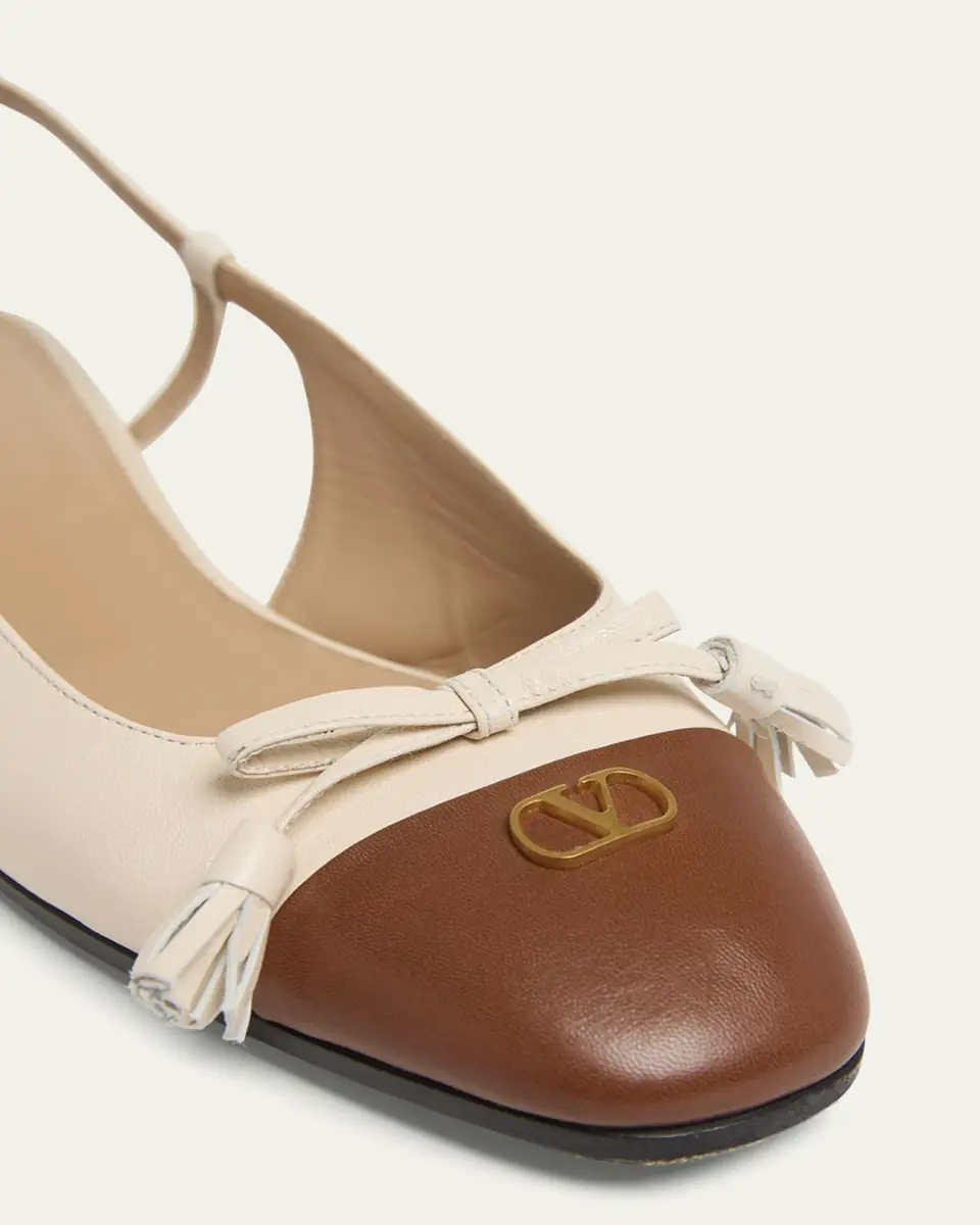 Valentino Garavani Slingback Ballerina Pumps | Thumbnail 5