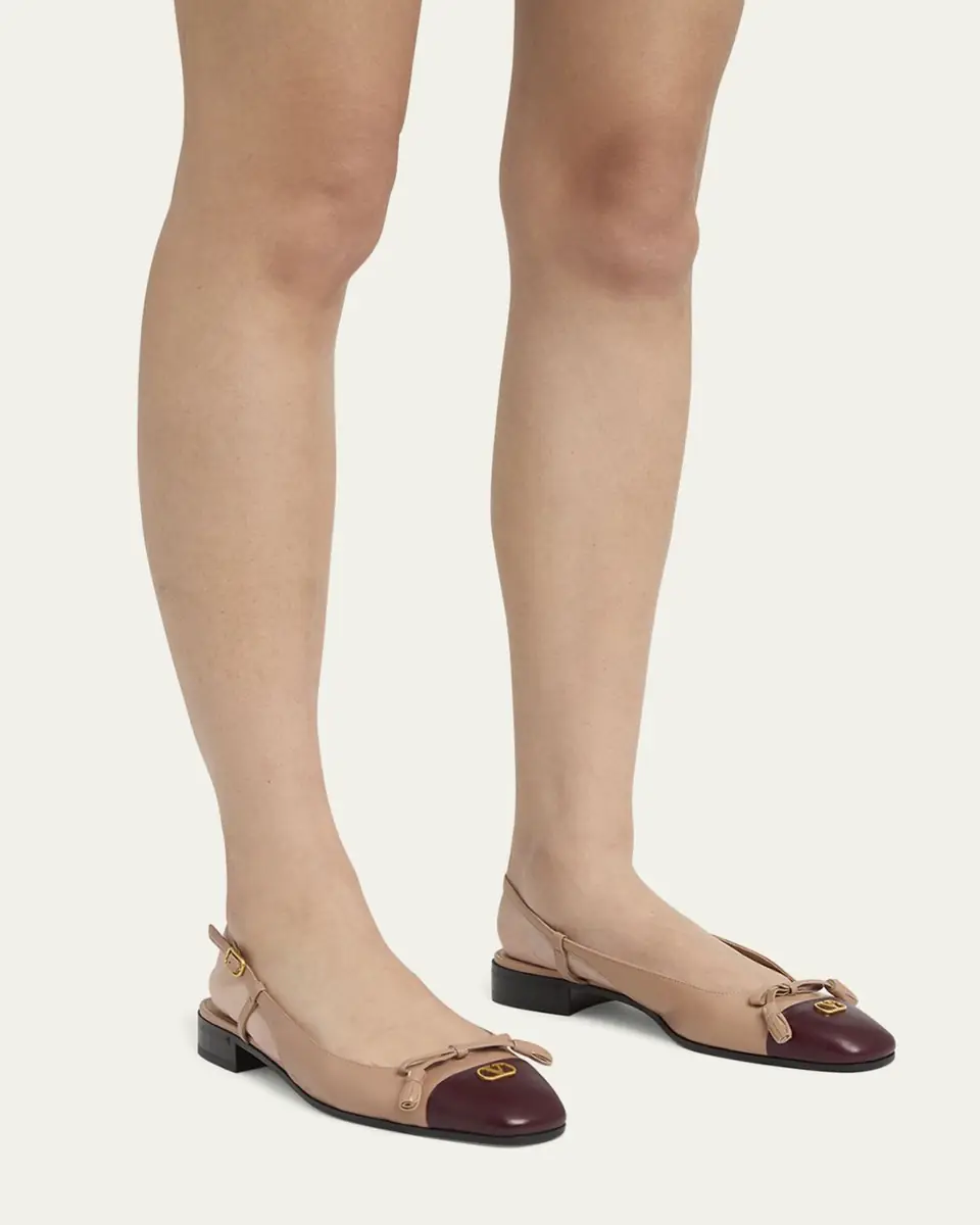 Valentino Garavani Slingback Ballerina Pumps | Thumbnail 6