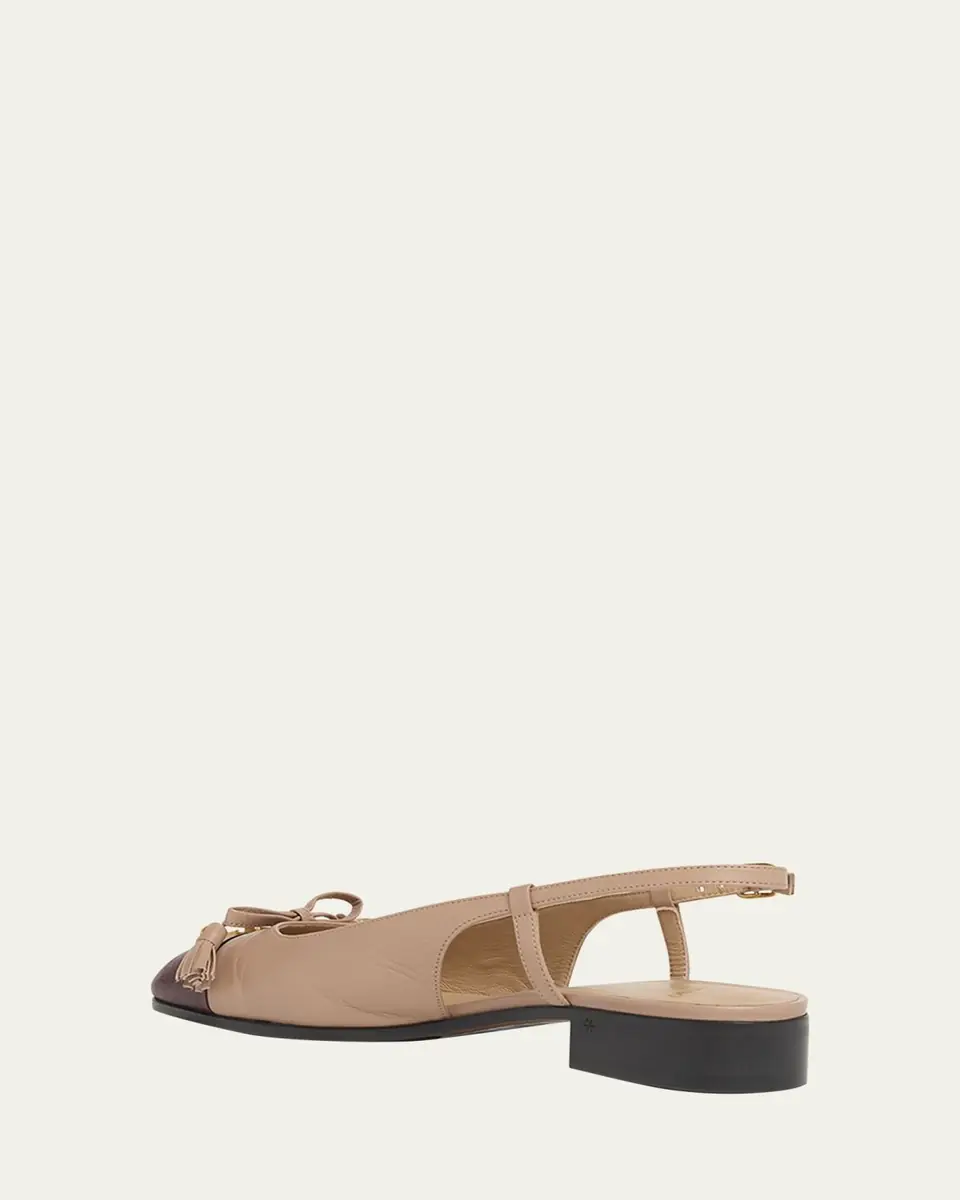 Valentino Garavani Slingback Ballerina Pumps | Thumbnail 8