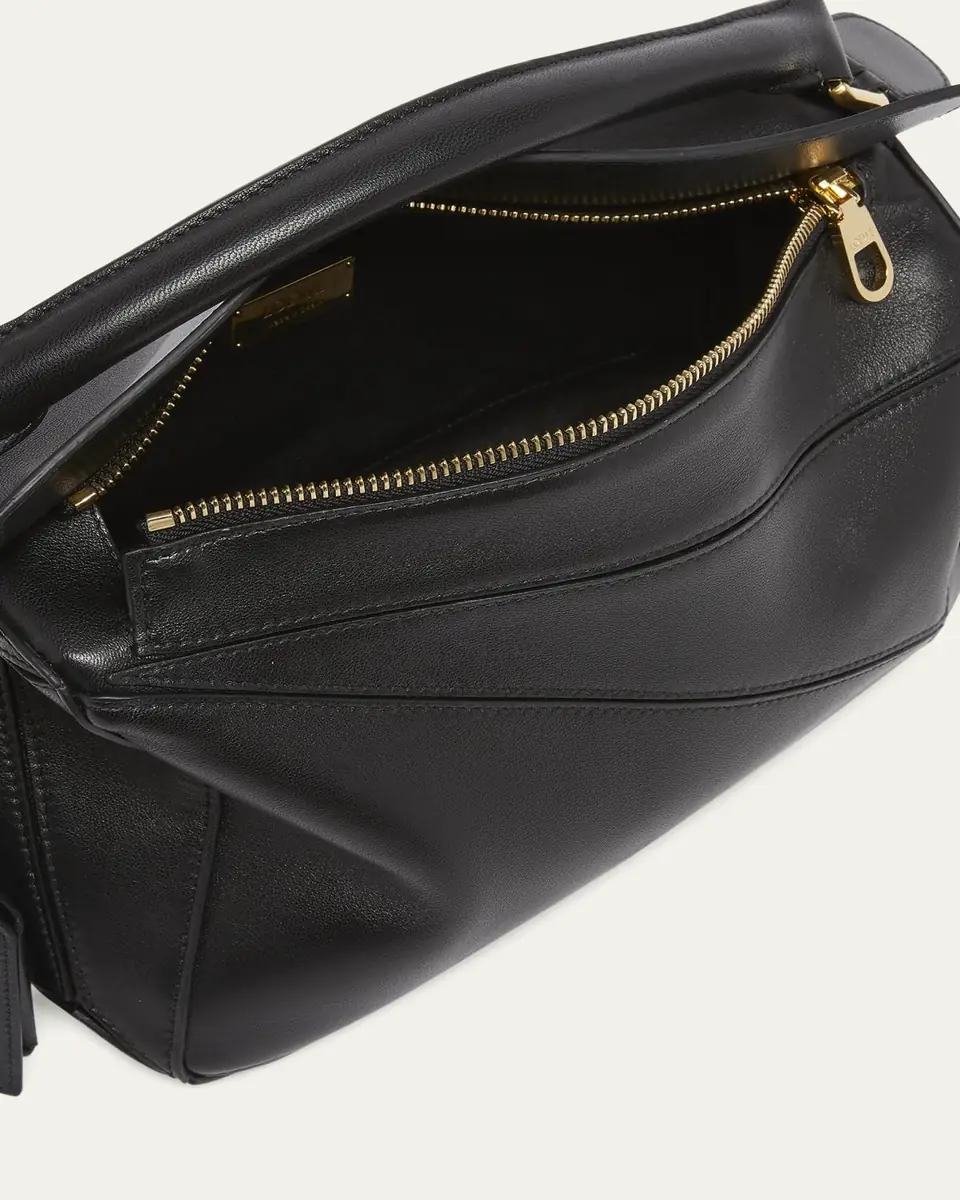 Loewe Puzzle Elevated Small Top-Handle Bag in Leather | Thumbnail 4 Loewe Puzzle Elevated Small Top-Handle Bag in Leather | Thumbnail 4