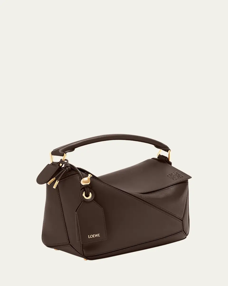 Loewe Puzzle Elevated Small Top-Handle Bag in Leather | Thumbnail 7 Loewe Puzzle Elevated Small Top-Handle Bag in Leather | Thumbnail 7