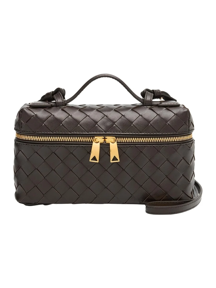 Bang Bang Vanity Intrecciato Leather Crossbody Bag