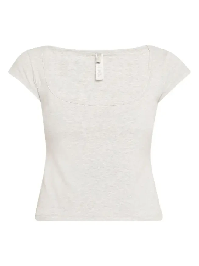 Scoop-Neck Cotton Jersey Tee Scoop-Neck Cotton Jersey Tee