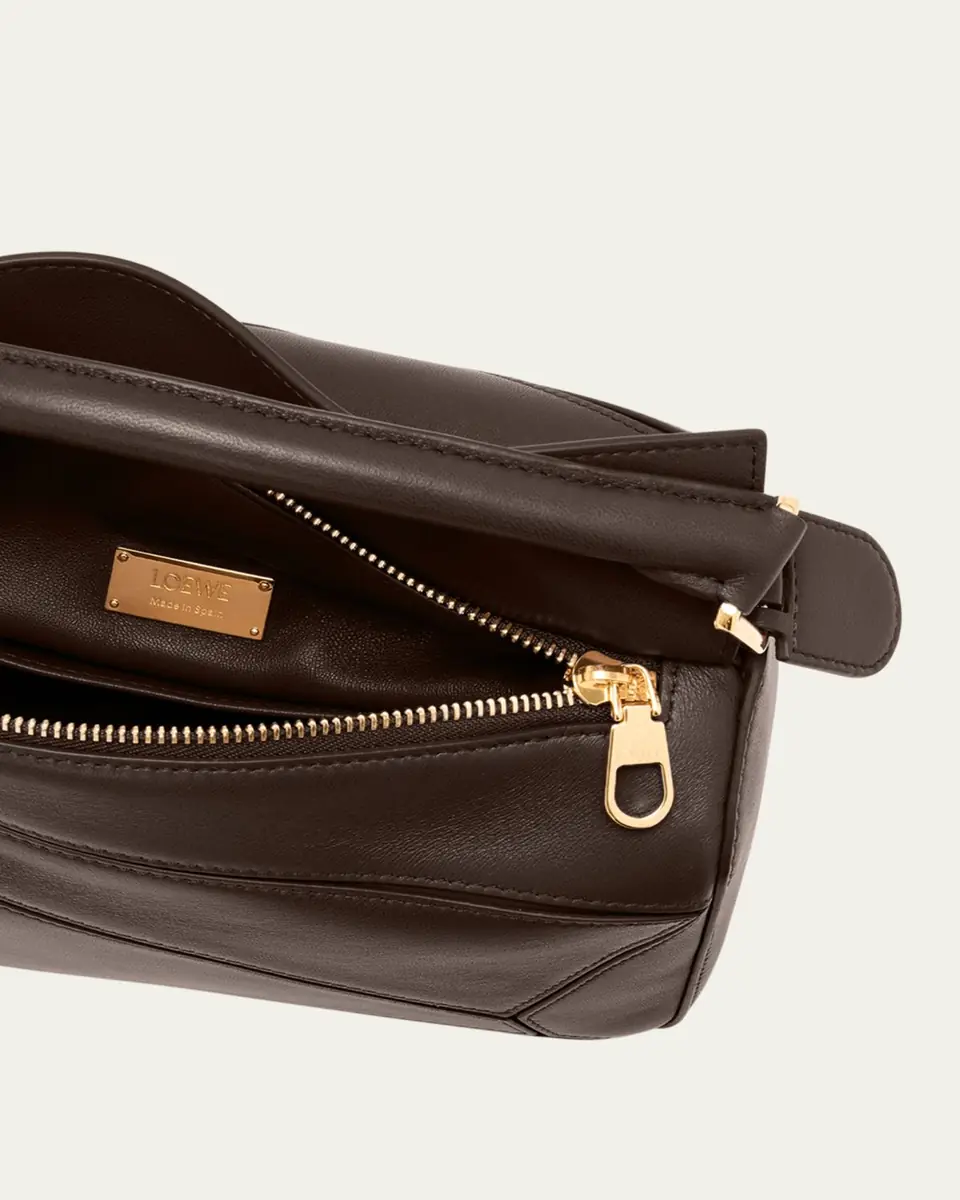 Loewe Puzzle Elevated Small Top-Handle Bag in Leather | Thumbnail 8 Loewe Puzzle Elevated Small Top-Handle Bag in Leather | Thumbnail 8