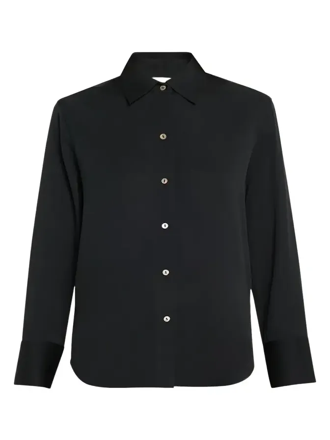 Classic Button-Front Blouse