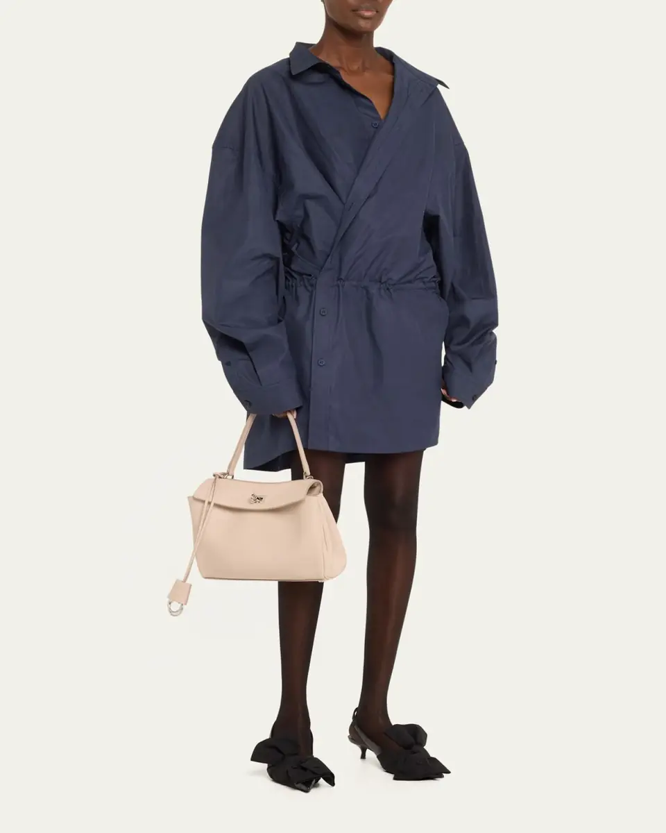 Balenciaga Rodeo Small Calfskin Top-Handle Bag | Thumbnail 5