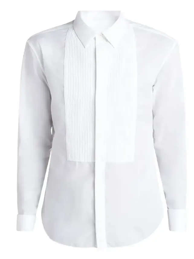 Giorgio Armani Men's Pleated Bib Tuxedo Shirt