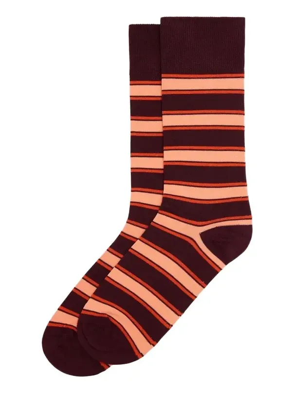 Men's Madison Stripe Crew Socks