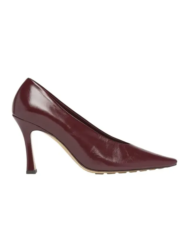 Bottega Veneta Leather Stiletto Sporty Pumps
