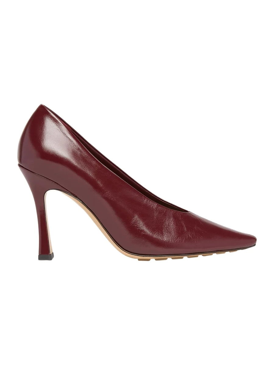 Bottega Veneta Leather Stiletto Sporty Pumps