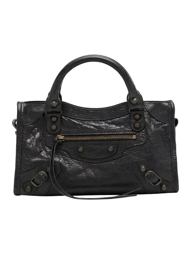 Le City Mini Leather Top-Handle Bag Le City Mini Leather Top-Handle Bag