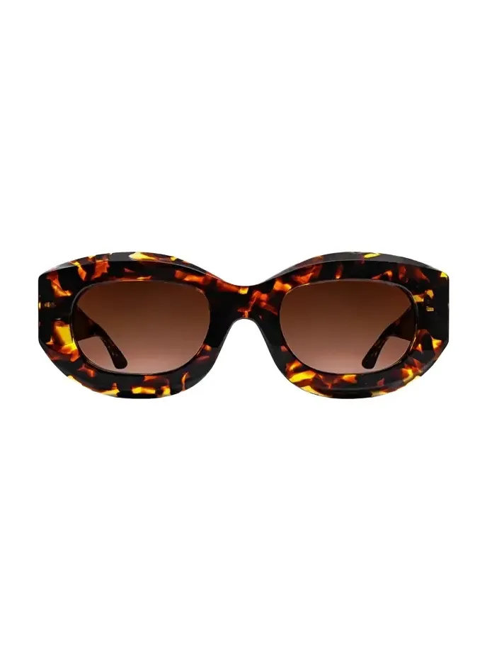 Trophy Oval Acetate Sunglasses Trophy Oval Acetate Sunglasses