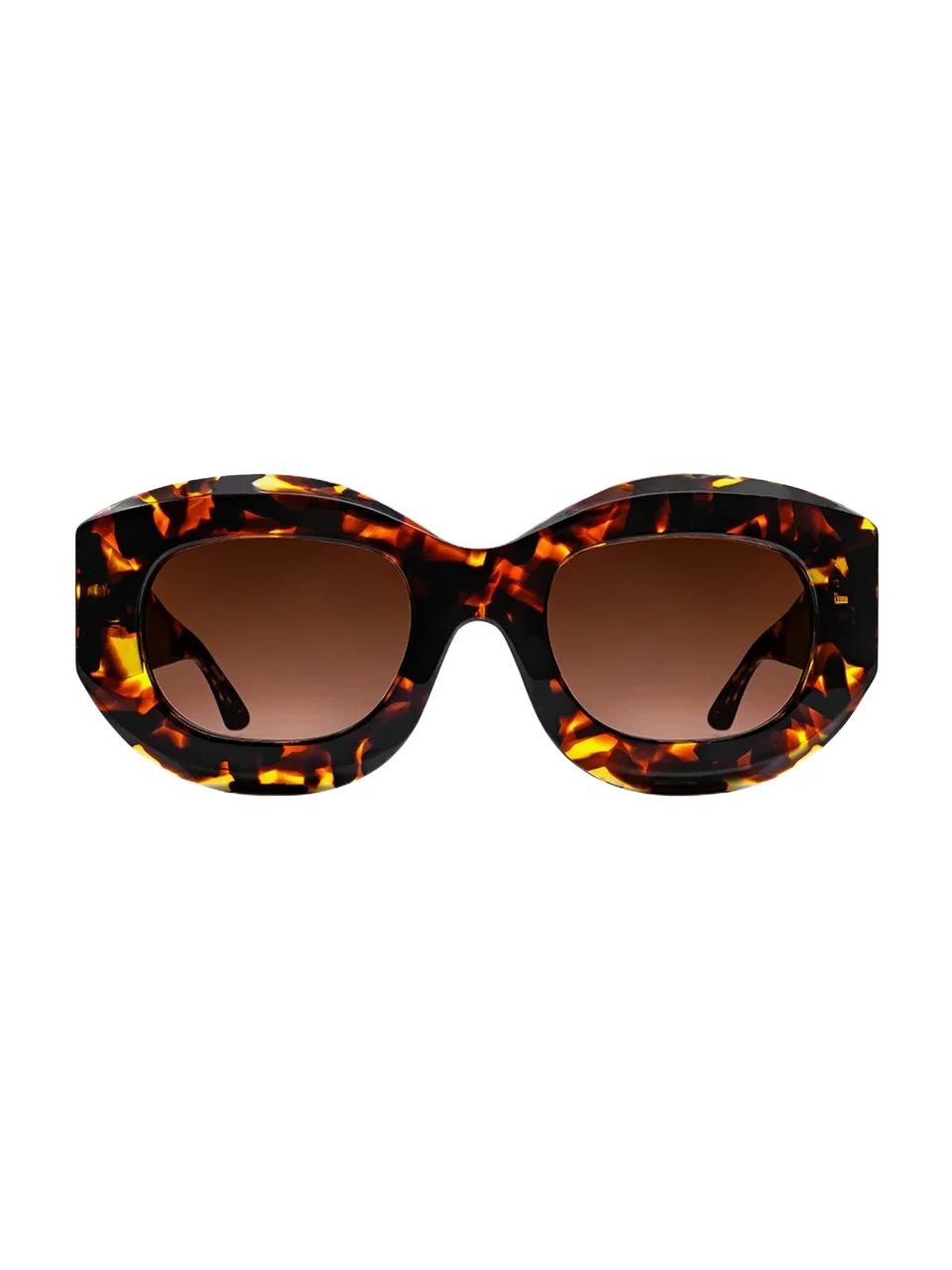 Thierry Lasry Trophy Oval Acetate Sunglasses