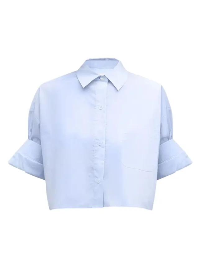 Next Ex Cropped Shirt in Superfine Cotton Next Ex Cropped Shirt in Superfine Cotton