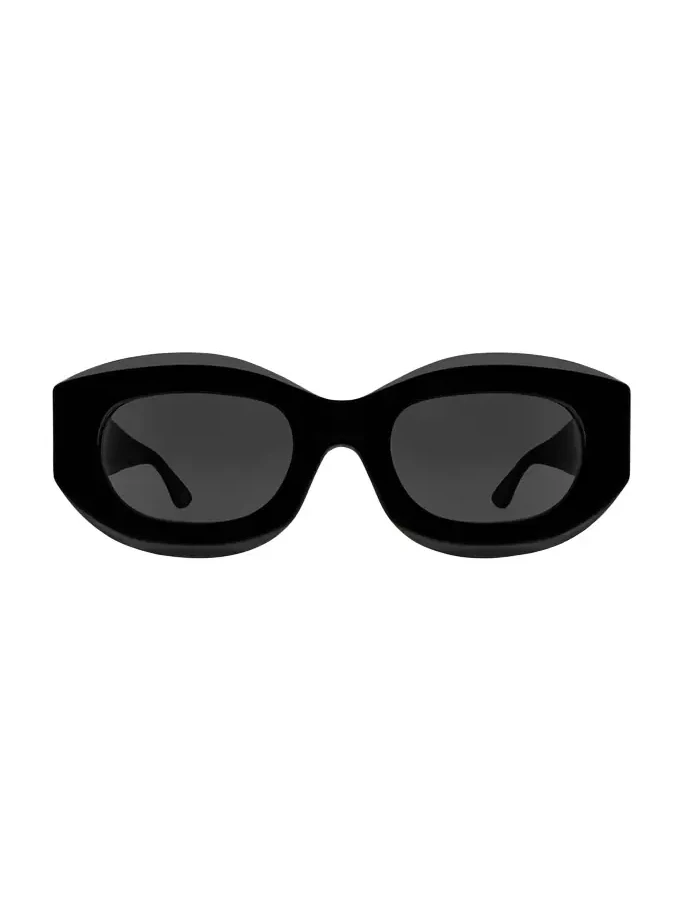 Trophy Oval Acetate Sunglasses Trophy Oval Acetate Sunglasses