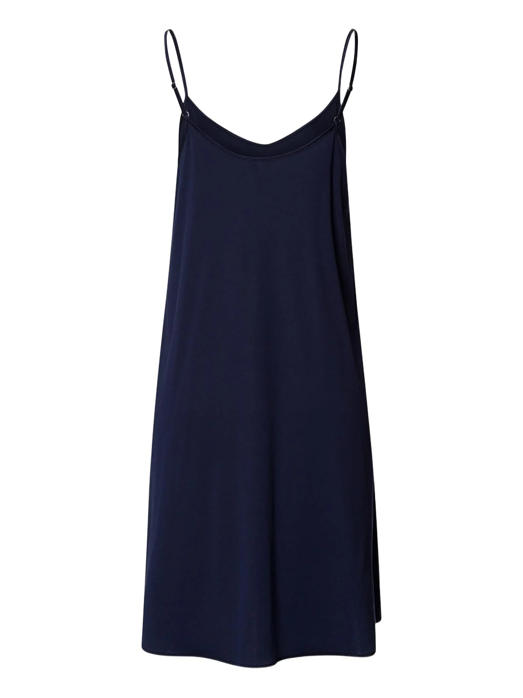 Silk-Trim Cotton Chemise Silk-Trim Cotton Chemise