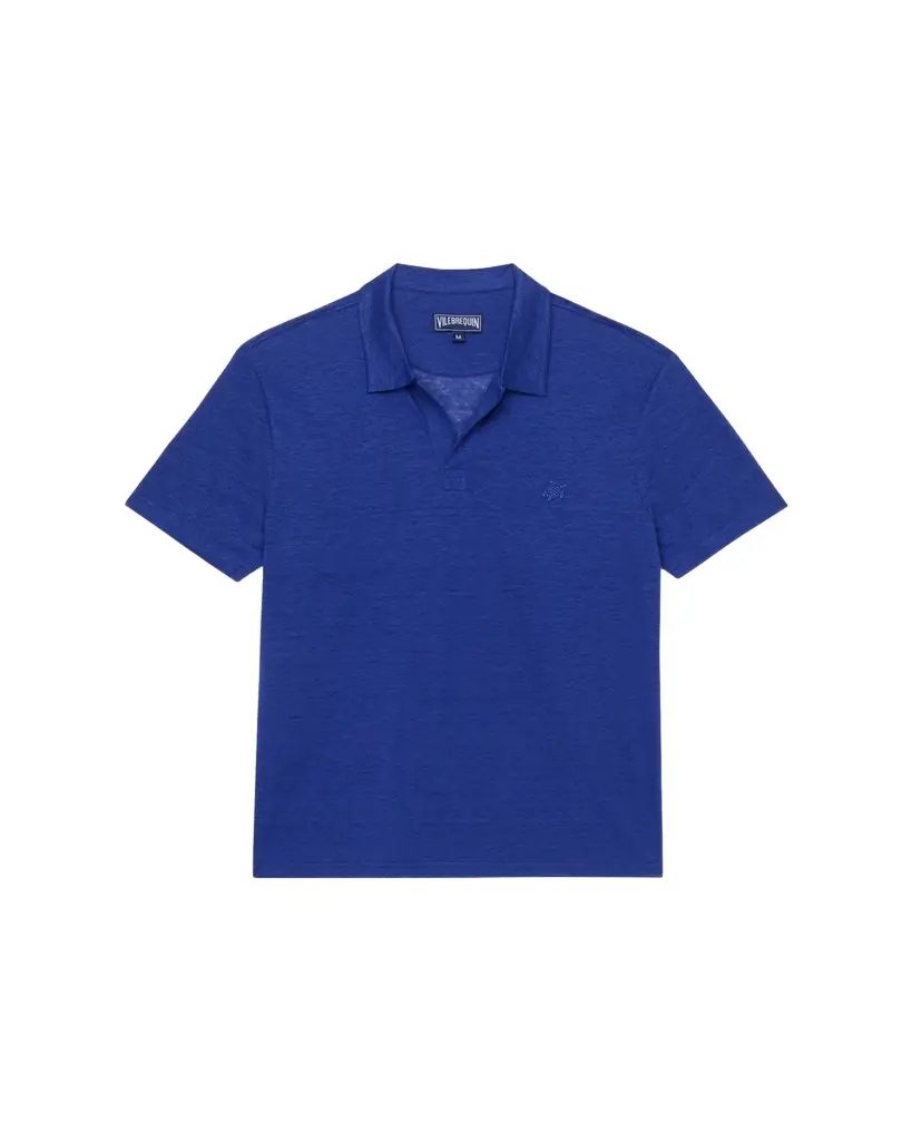 Vilebrequin Men's Pyramid Linen Polo Shirt