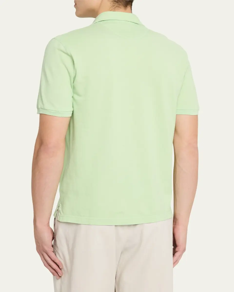 Fedeli Men's Pique Polo Shirt | Thumbnail 3