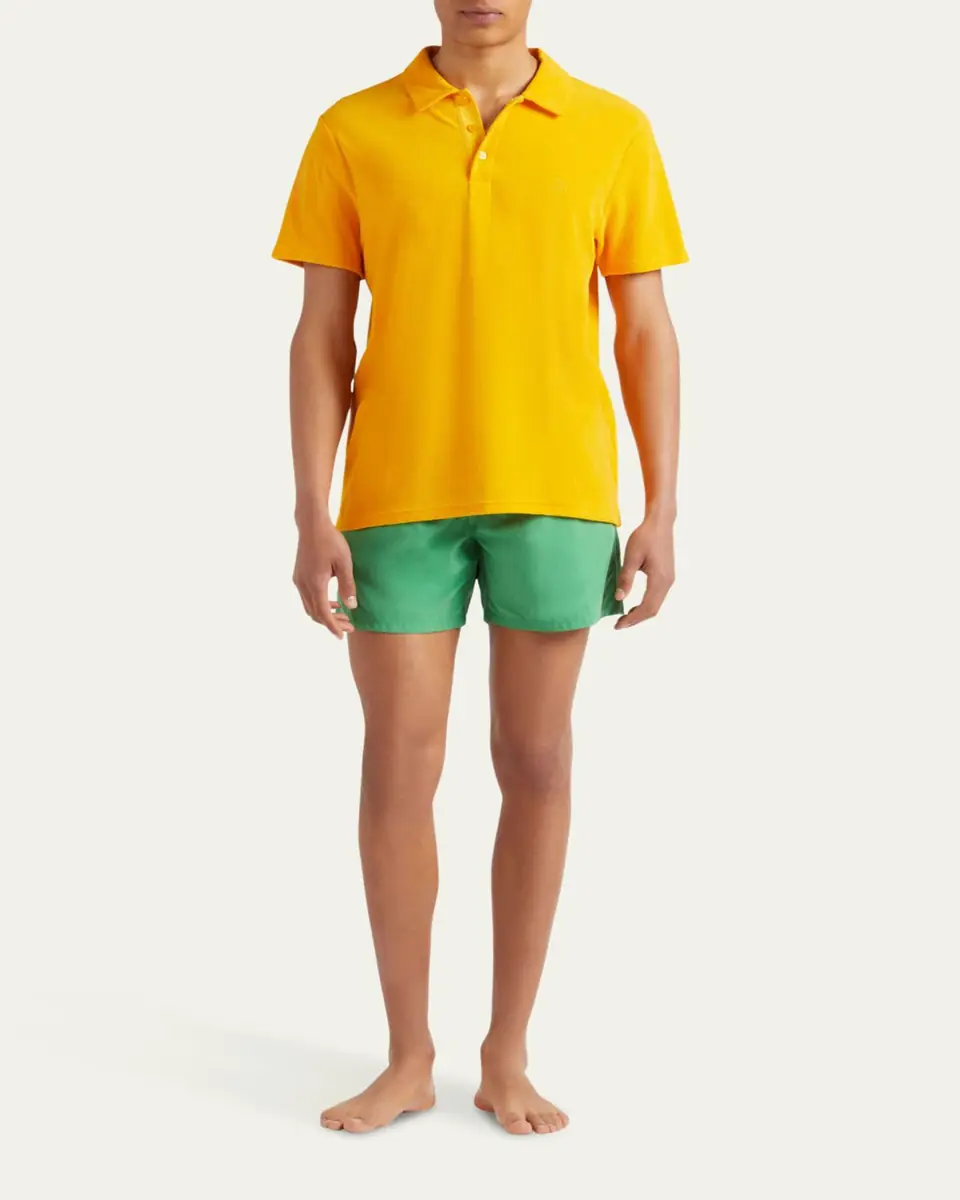 Vilebrequin Men's Organic Terry Polo Shirt | Thumbnail 4 Vilebrequin Men's Organic Terry Polo Shirt | Thumbnail 4