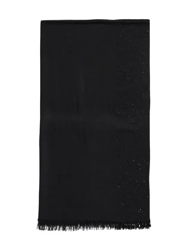 New Dalila Colorblock Sequined Wool Silk Scarf