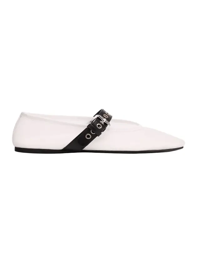 Mesh Buckle Mary-Jane Ballerina Flats Mesh Buckle Mary-Jane Ballerina Flats