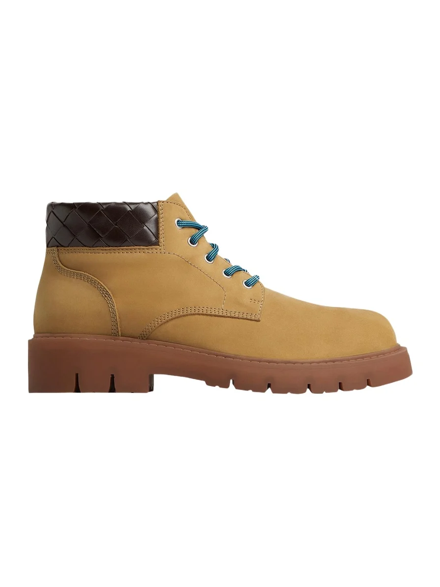 Bottega Veneta Men's Haddock Nubuck Leather Ankle Boots