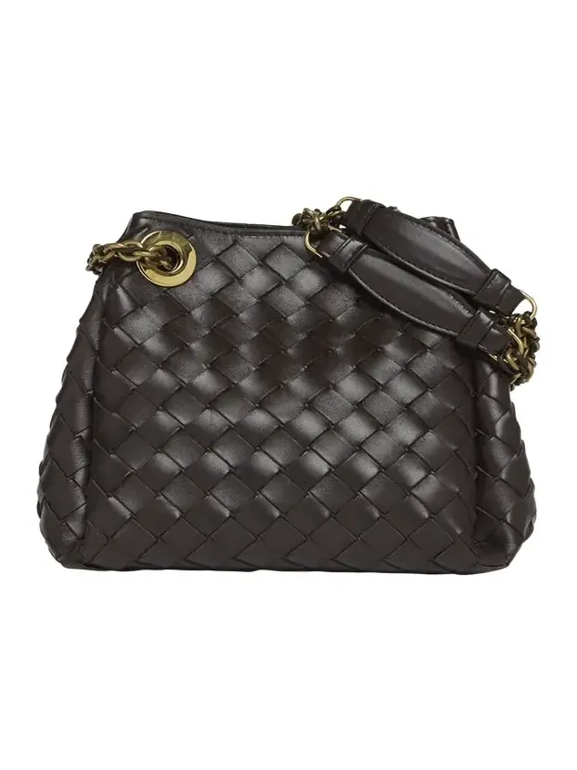 Small Parachute Leather Shoulder Bag Small Parachute Leather Shoulder Bag