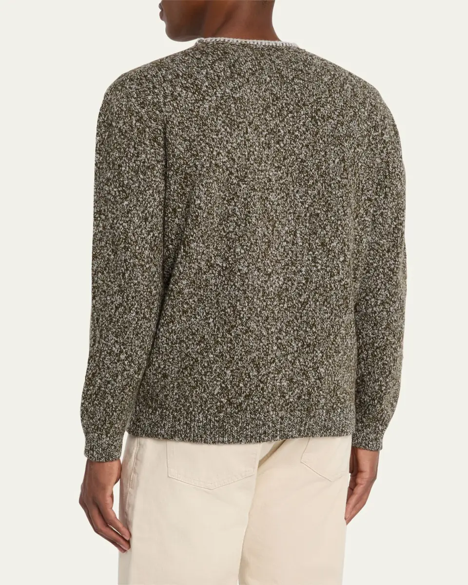 Bergdorf Goodman Men's Cashmere and Wool Boucle Cardigan | Thumbnail 3 Bergdorf Goodman Men's Cashmere and Wool Boucle Cardigan | Thumbnail 3