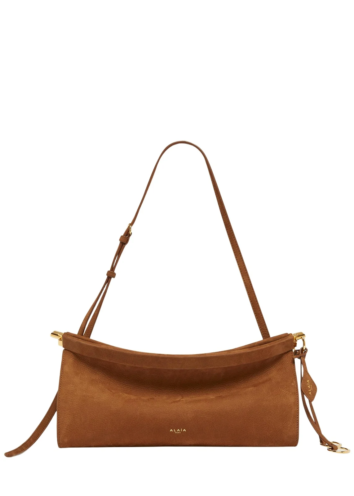 Le Click Medium Shoulder Bag in Suede