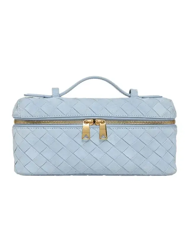 Bang Bang Vanity Intrecciato Suede Crossbody Bag