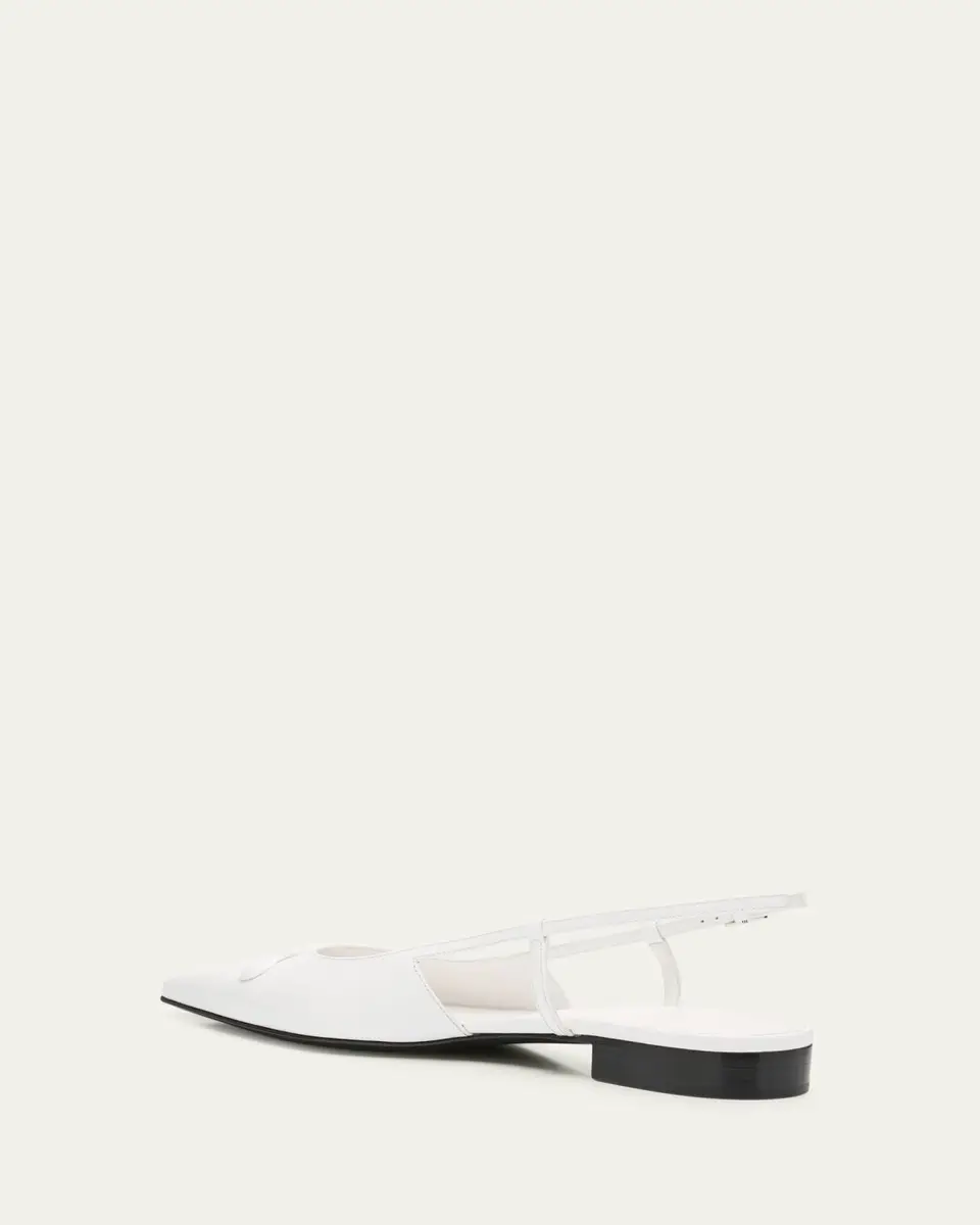 Marni Trunkaroo Leather Pointed-Toe Slingback Flats | Thumbnail 7 Marni Trunkaroo Leather Pointed-Toe Slingback Flats | Thumbnail 7