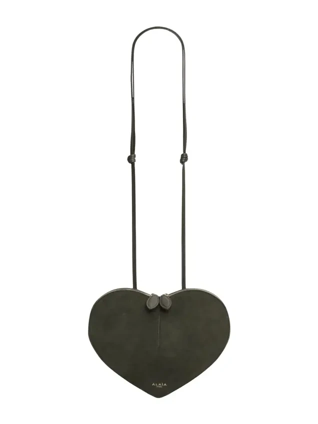 Le Coeur Crossbody Bag in Suede Le Coeur Crossbody Bag in Suede