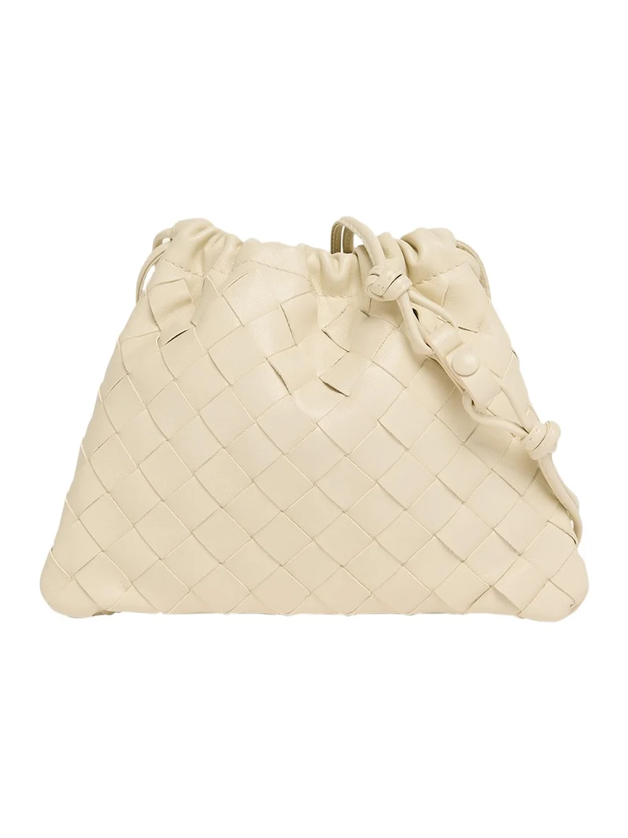Small Leather Pouch Crossbody Bag
