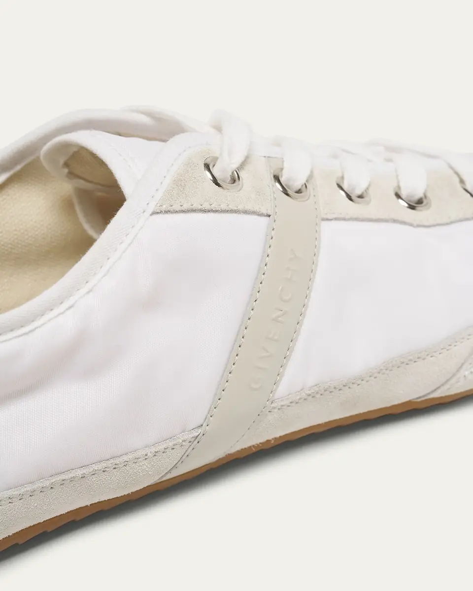 Givenchy Men's Slim Nylon and Suede Low-Top Sneakers | Thumbnail 5