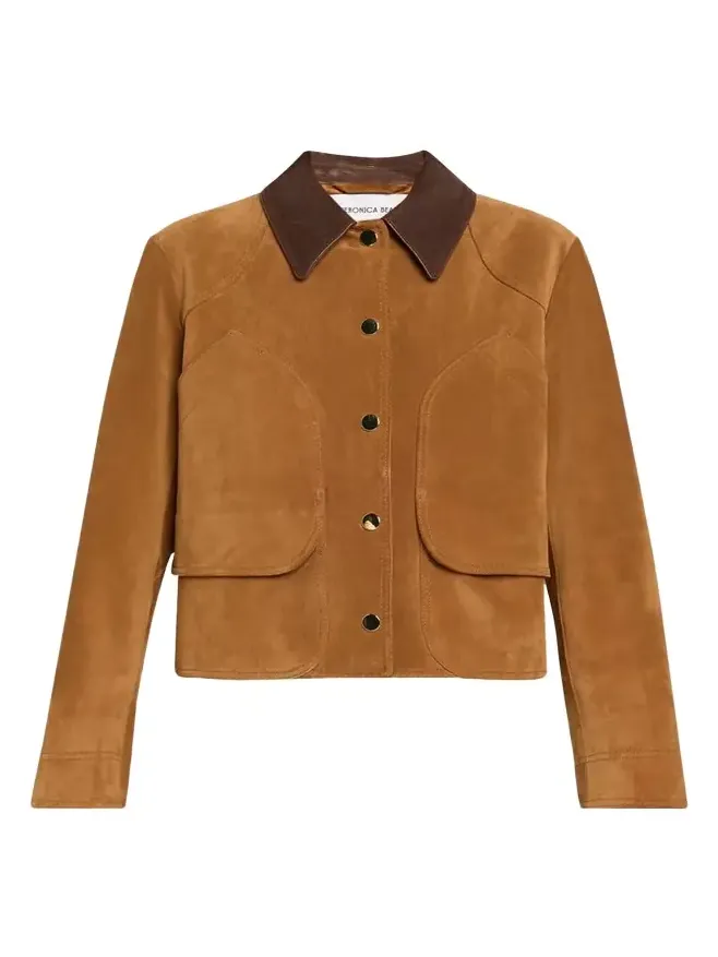 Walters Cropped Suede Jacket
