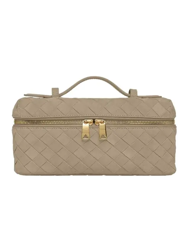 Bang Bang Vanity Intrecciato Suede Crossbody Bag