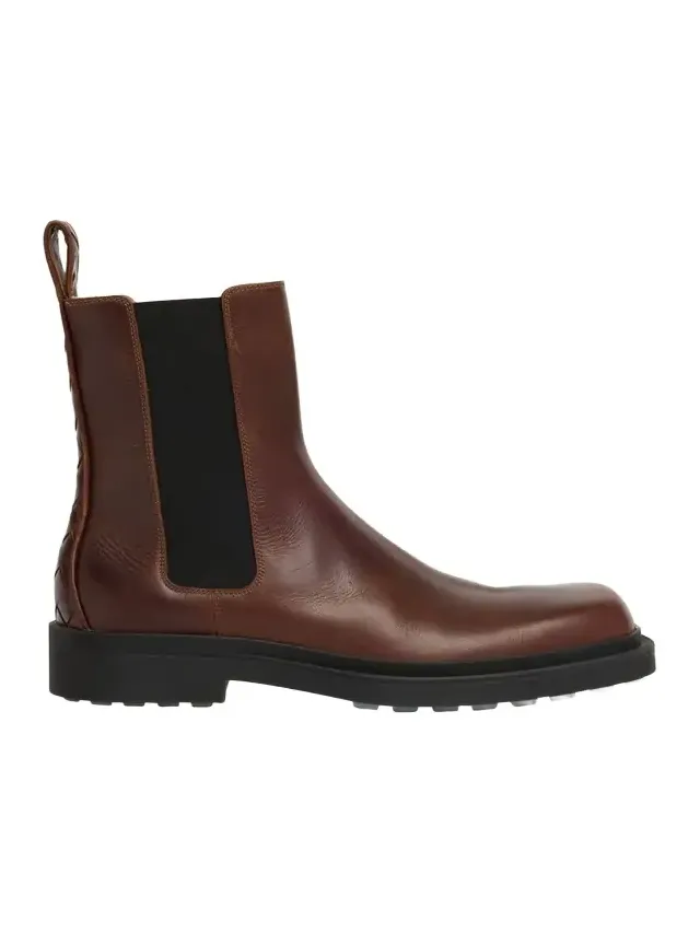 Men's Ben Smooth & Intrecciato Leather Chelsea Boots