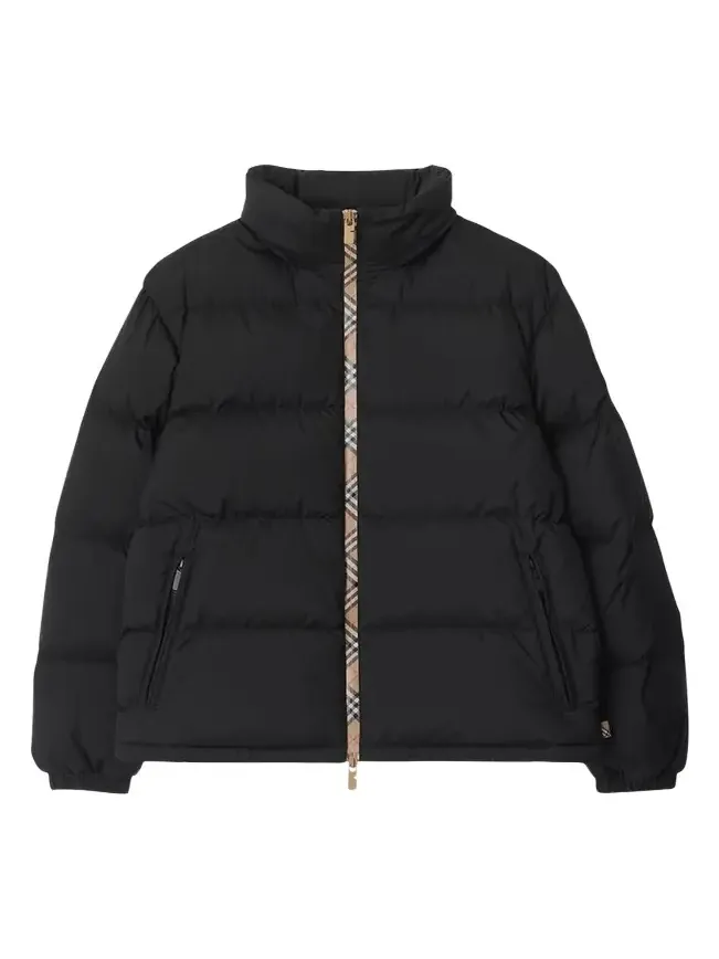 Men's Check-Zip Down Jacket Men's Check-Zip Down Jacket