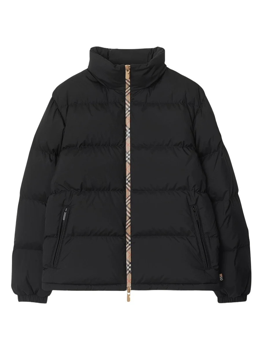 Men's Check-Zip Down Jacket Men's Check-Zip Down Jacket