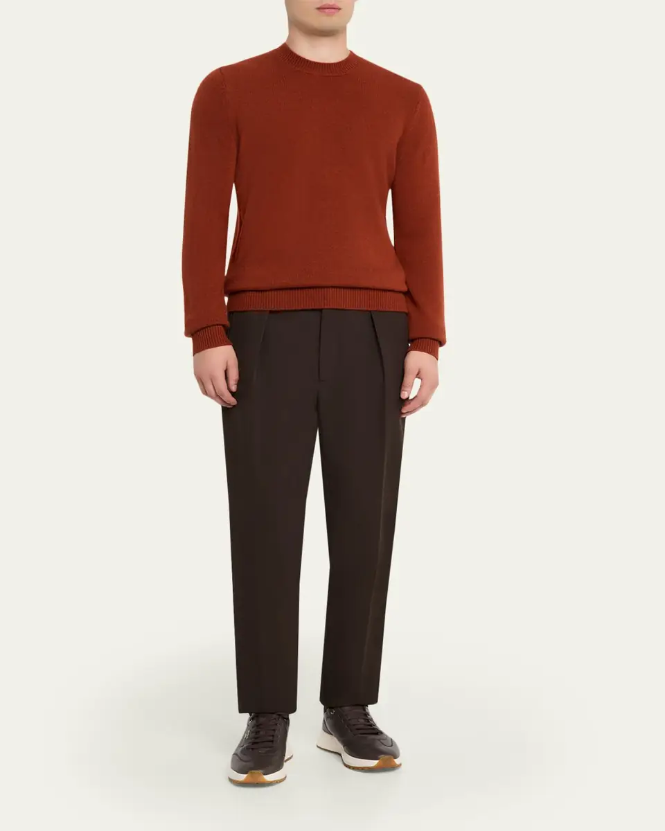 Guest in Residence Men's Cashmere Crewneck Sweater | Thumbnail 2 Guest in Residence Men's Cashmere Crewneck Sweater | Thumbnail 2