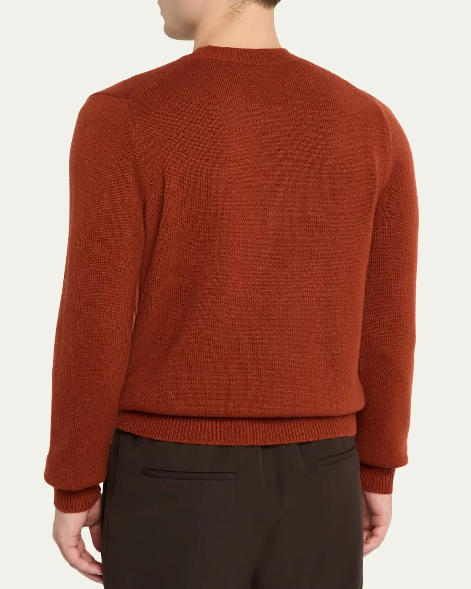 Guest in Residence Men's Cashmere Crewneck Sweater | Thumbnail 3 Guest in Residence Men's Cashmere Crewneck Sweater | Thumbnail 3