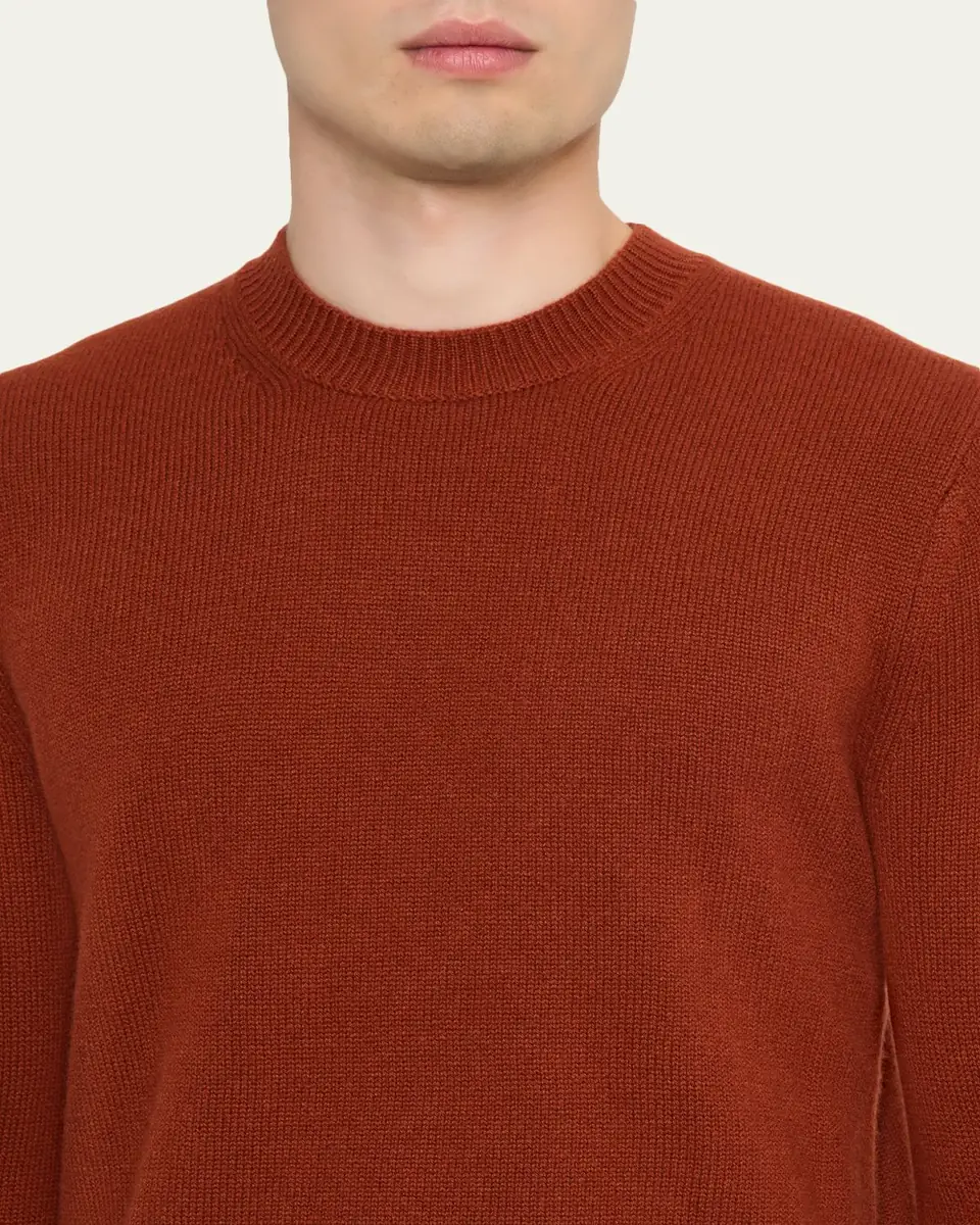 Guest in Residence Men's Cashmere Crewneck Sweater | Thumbnail 5 Guest in Residence Men's Cashmere Crewneck Sweater | Thumbnail 5