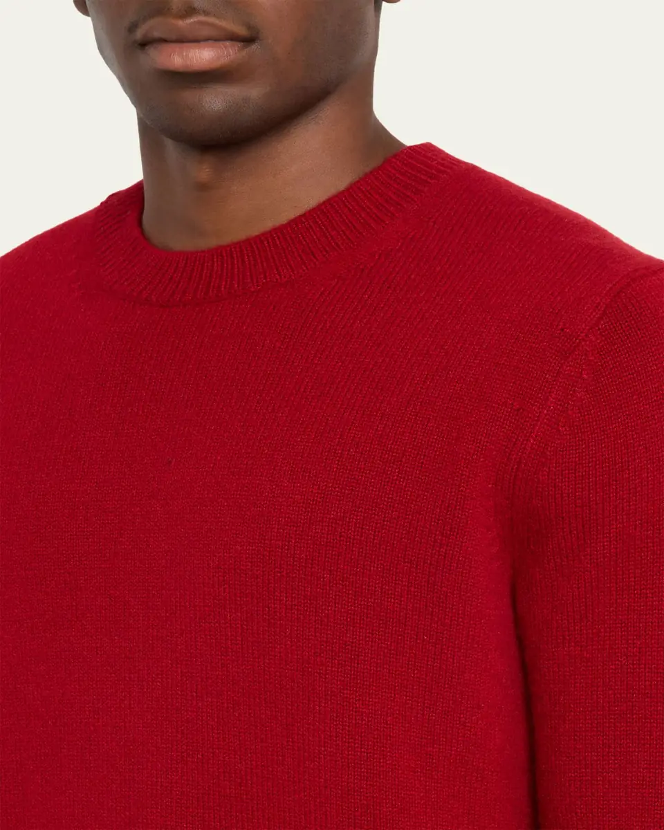 Guest in Residence Men's Cashmere Crewneck Sweater | Thumbnail 9 Guest in Residence Men's Cashmere Crewneck Sweater | Thumbnail 9
