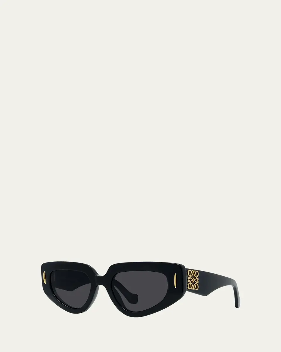 Loewe Anagram Geometric Acetate Sunglasses | Thumbnail 2 Loewe Anagram Geometric Acetate Sunglasses | Thumbnail 2