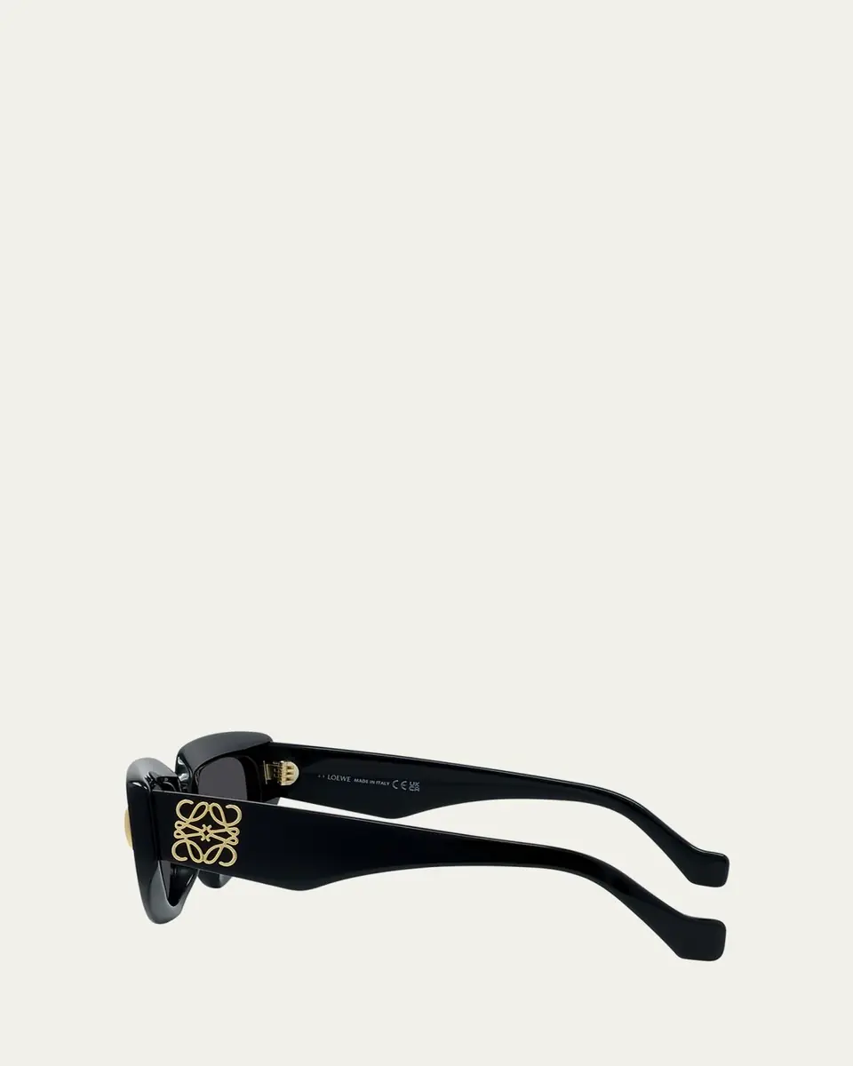 Loewe Anagram Geometric Acetate Sunglasses | Thumbnail 3 Loewe Anagram Geometric Acetate Sunglasses | Thumbnail 3