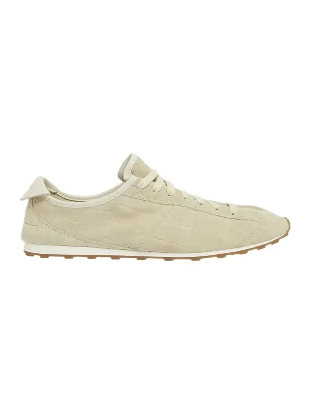 Men's Les Tennis Croc-Embossed Suede Sneakers