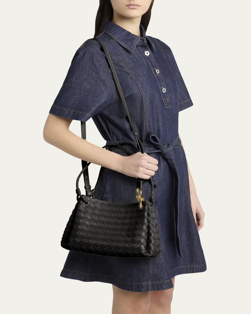 Bottega Veneta Parachute Medium Nappa Leather Shoulder Bag | Thumbnail 2